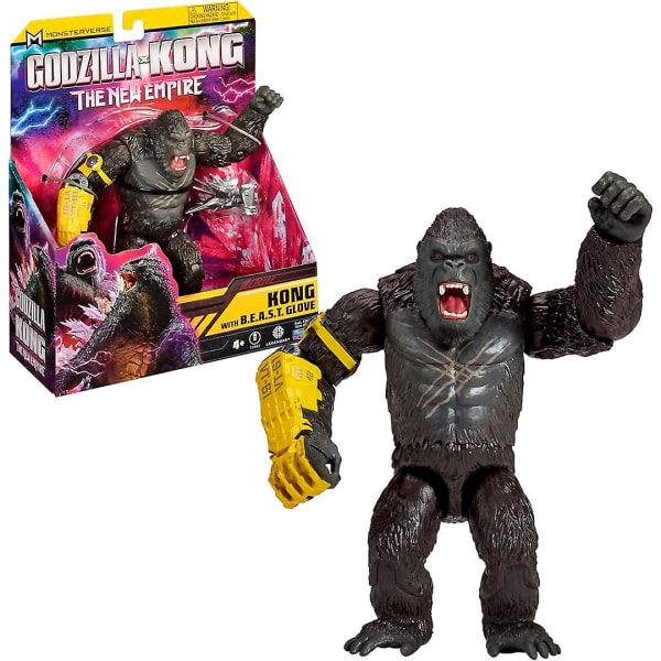 Godzilla x Kong: The New Empire 6" Kong med Beast Glove Action Figur