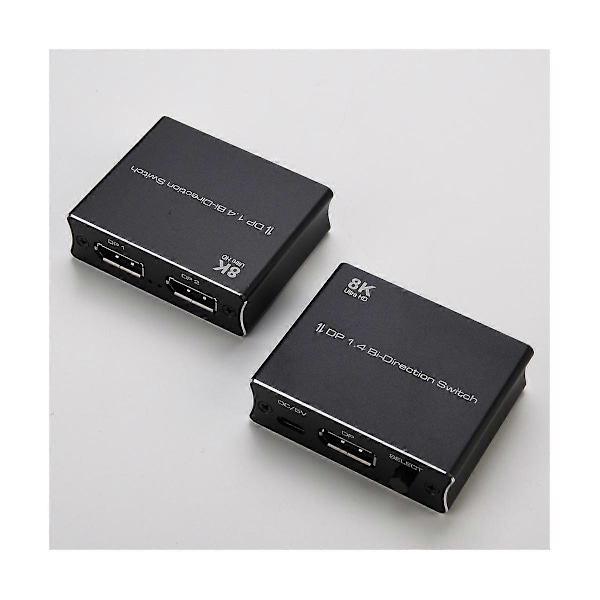 8K DP Switch DisplayPort 1.4 Bi-Direction Switch Converter 2X1/1X2 Stöd för 4K@120Hz 8K@30Hz för Mul