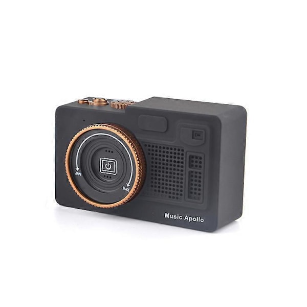 Music Apollo bluetooth-högtalare - Kreativ retro med radiofunktion - Svart
