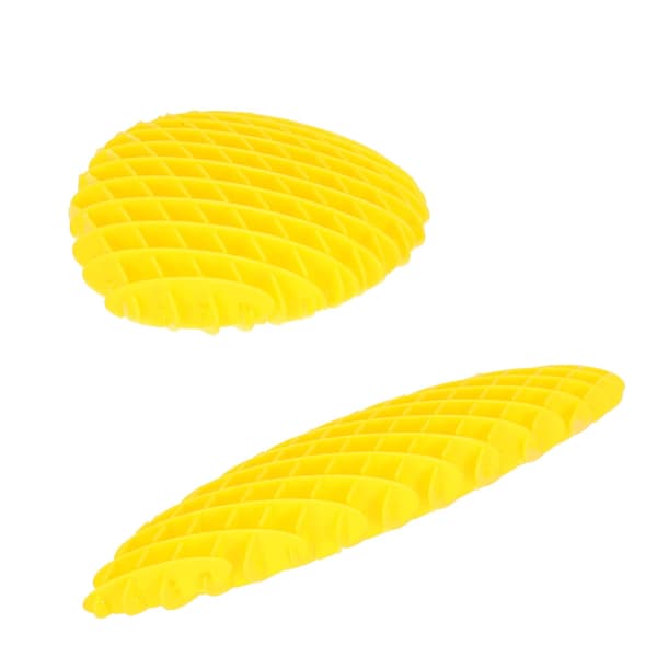 Fidget Worm aistilelu stressilelu keltainen 10 cm, 3+