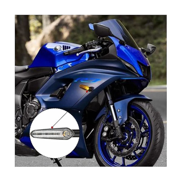 LED Blinklys Indikatorlys til Mt07 Tracer 700 900 Xj6 Fz6 Mt09 900 Mt10 til Yzf R15 R1 R3 R6