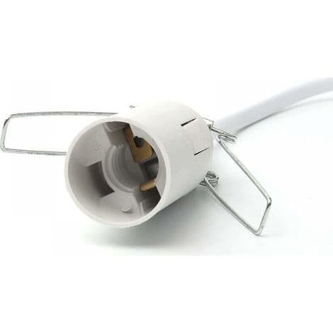 Saltlampekabel med bryter - E14 - 1,8 m - Saltlampefatning, Hvit