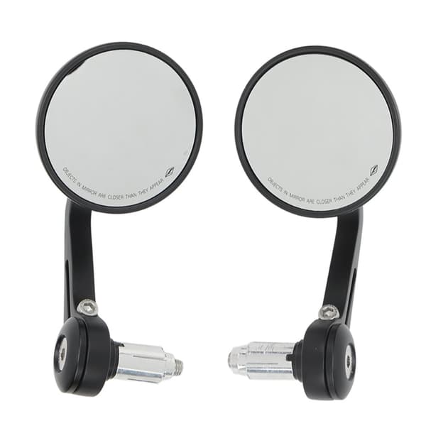 Motorcycle Side Mirrors 22mm/0.87in 2pcs, 360° Rotatable, Universal for Motorcycle