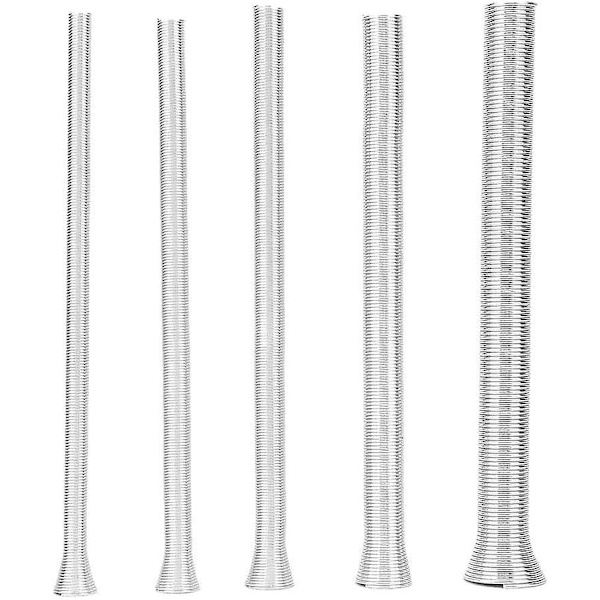 Super Elastisk Stål Fjeder Rør - 5 stk 21cm Super Elastisk Stål Fjeder Rør Bøjning Pvc Elektrisk Tråd Bøjning Rør Fjeder Bøjning Fjeder Bøjning Rør Bøjning