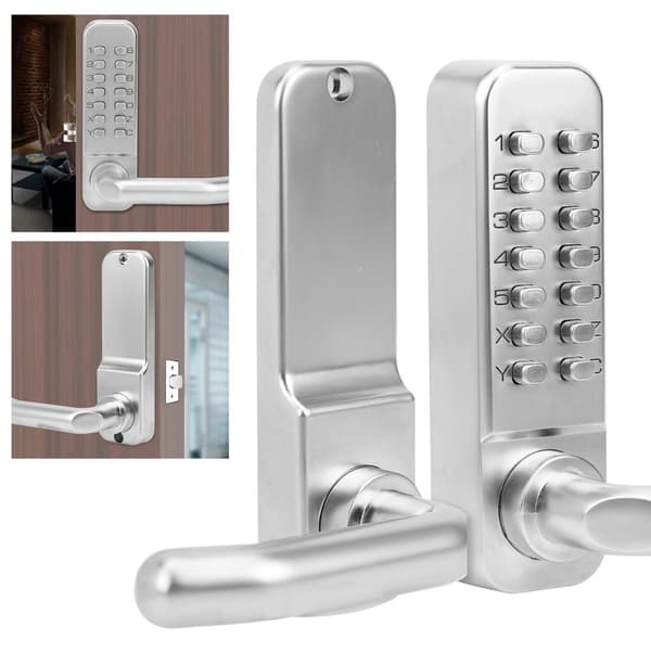 Smart Mechanical Door Lock Digital Password Entry Anti-theft Home Access