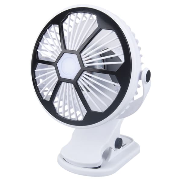 Ventilator med Klemme – Genopladelig Bærbar Ventilator