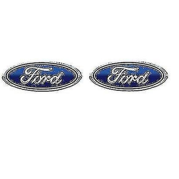 2 x Ford Nøglefob Badge Sticker Logo Emblem 20,7mm