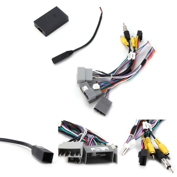 16-bens lydledningsnetadapter, strømkabel med Canbus-boks til Android-udskiftning til CRV 2.4/Civic