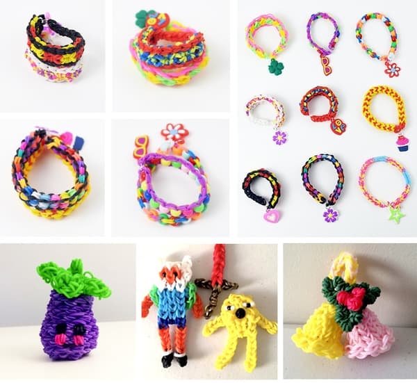 Mega Loom Bands -setti - 4500 kpl tarvikkeineen
