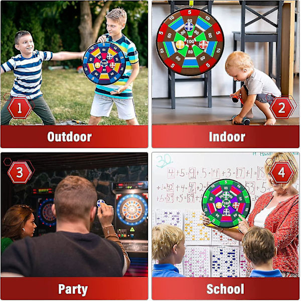 20 kpl Lasten Darttien Korvaavat Velcro-Palloja Heittopeli Levyyn Vaihto Palloja