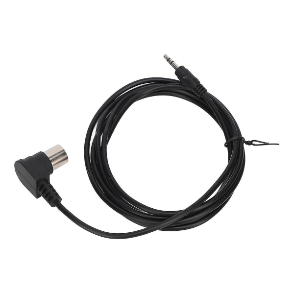 3,5 mm til DIN 8-pin kabel Profesjonell 90 graders albue 3,5 mm til DIN 8-pin konverteringskabel for musikkinstrumenter 1,8 m