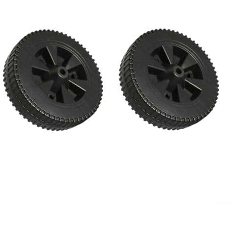 2-pack 175 mm plasthjul för grill