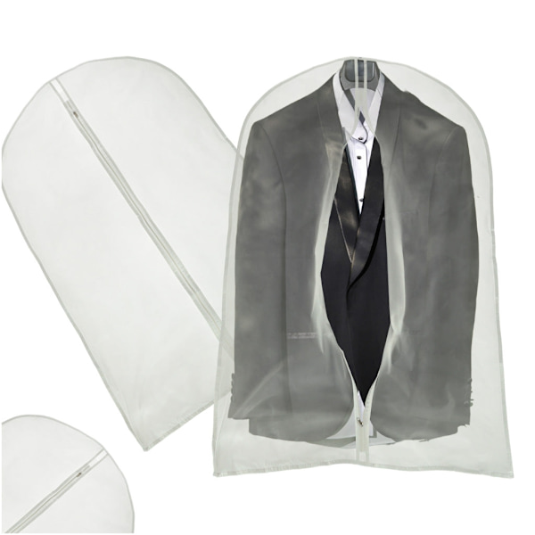 Transparent polyesterplaggskydd 80x60 cm med tryckknapp