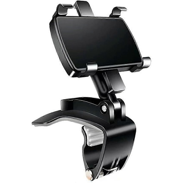 Håndholdt bilholder for dashbord, universell mobilholder for bil, 360° roterbar bilholder for iPhone, Samsung, Xiaomi, Oppo, Motorola, Blackvi