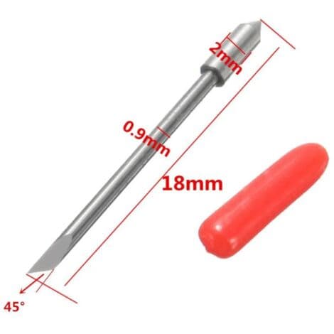 Bladeholder + 10 stk. 45° knivblade til Roland Graphtec CB09 vinylplotter