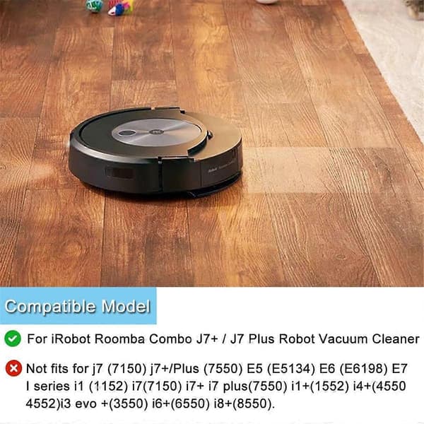 Reservedele til Combo J7+ / J7 Plus robotstøvsuger, hovedbørster, sidebørster, filtre, mopper