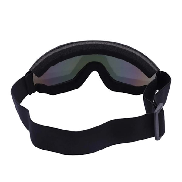 Ski Goggles Silver Mirror Goggles MC MX UV Protection