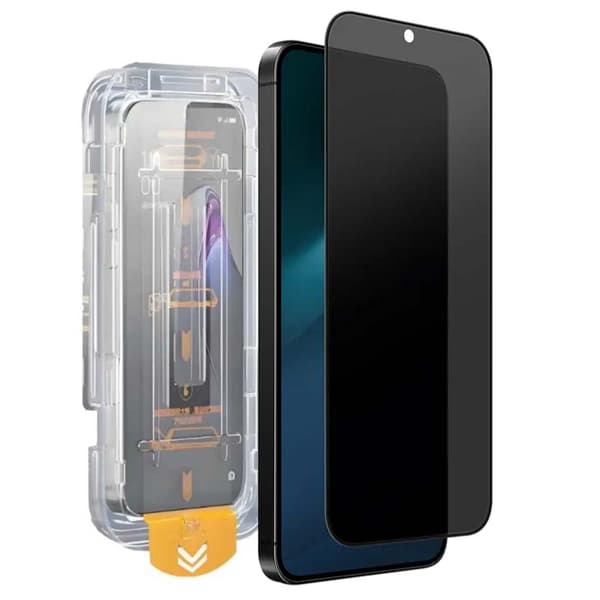 Easy Install Galaxy S24 Privacy Screen Protector HD Tempered Glass