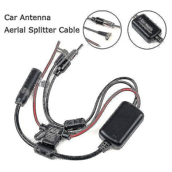 Universal DAB+FM Bilantenne Antennesplitterkabel Digital Radio