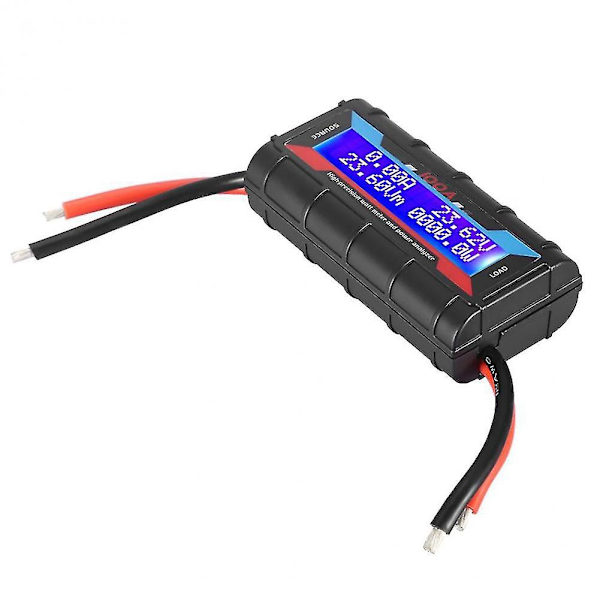 LCD Sol- och Vindkraftanalysator Ström- och Effektmätare 100A RC Högprecisions Effektmätare &