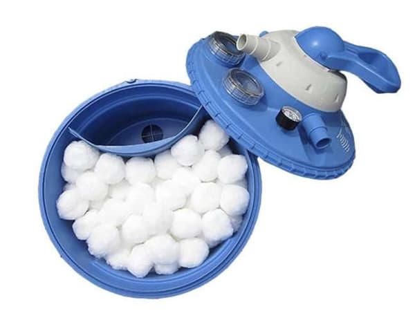 Filterkugler til sandfilterpumpe 1,4 kg polyethylen 1 mikron vaskbare