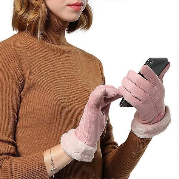 Vinter Elektriske Opvarmede Handsker USB Opvarmede Ergonomiske Bløde Dame Varmehandsker