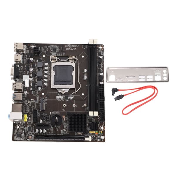 Stable Powerful Gaming Motherboard with DDR3 Support, 1155 Pin, I3 I5 I7 Processor Compatibility, 2 DDR3 Slots, and 1000M Network Interface