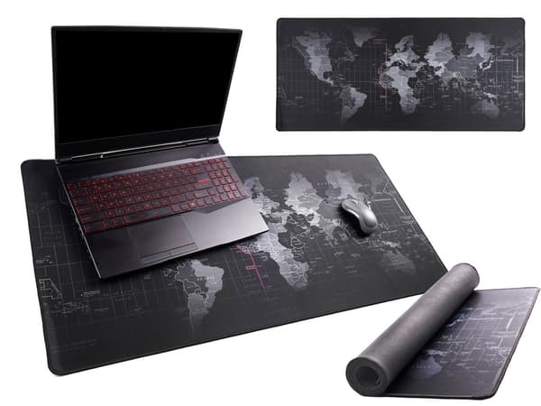 Desk Pad World Map – Desk Protector for Desk 40 x 90 cm