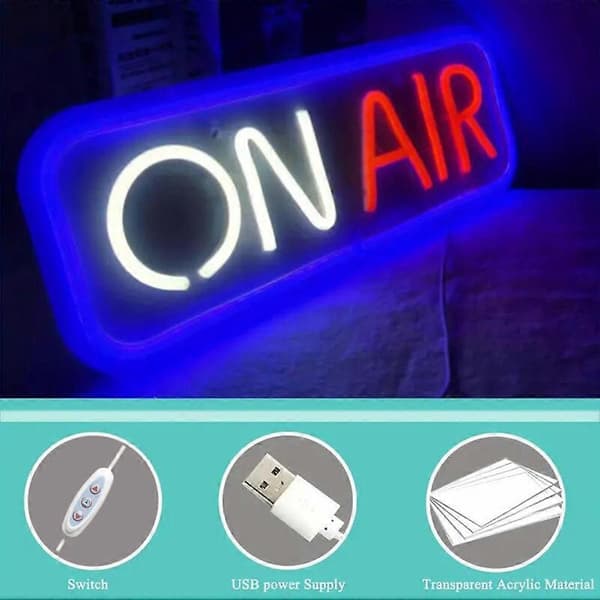 On AIR Neonskylt LED Neonskylt Lämplig för Väggdekoration