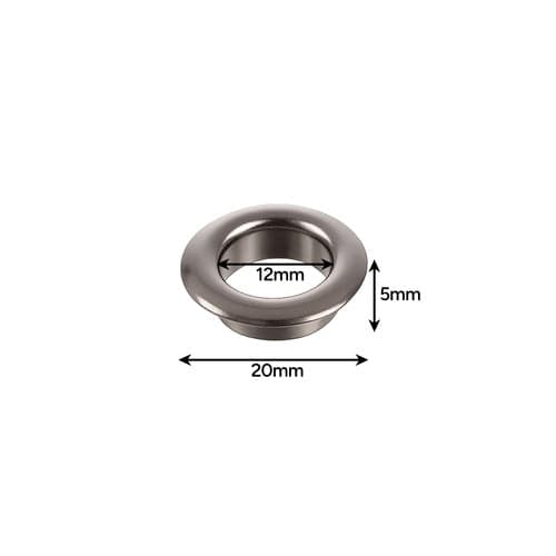 Tarp Eyelets Kit 12 mm 100-pack with Washers, Hole Punch Pliers and Rivets