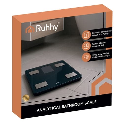 Analytic Bathroom Scale 226 kg with BIA & BMI, Bluetooth Feelfit App