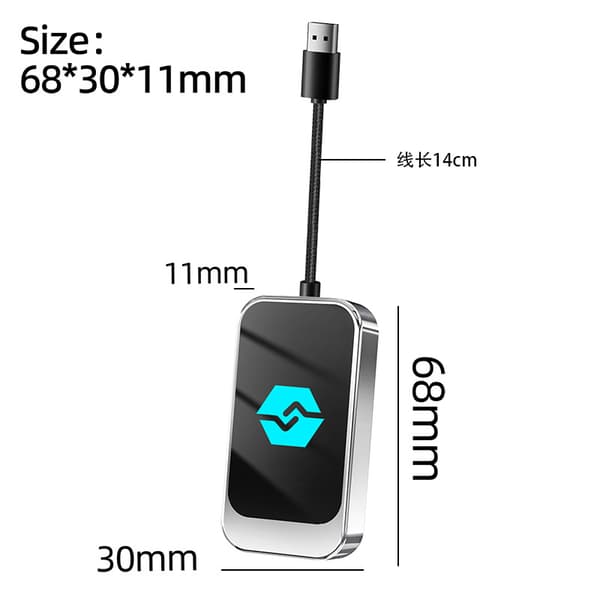 bil maskin sammenkobling smart trådløs carplay adapter Android Auto carplay boks 1 stk