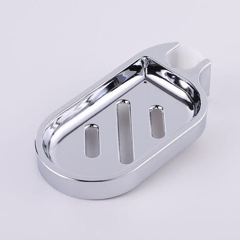 Såpeskål for dusjstang 22mm, ABS Plast Dusjsåpeskål, Dusjsåpeholder, 2 stk