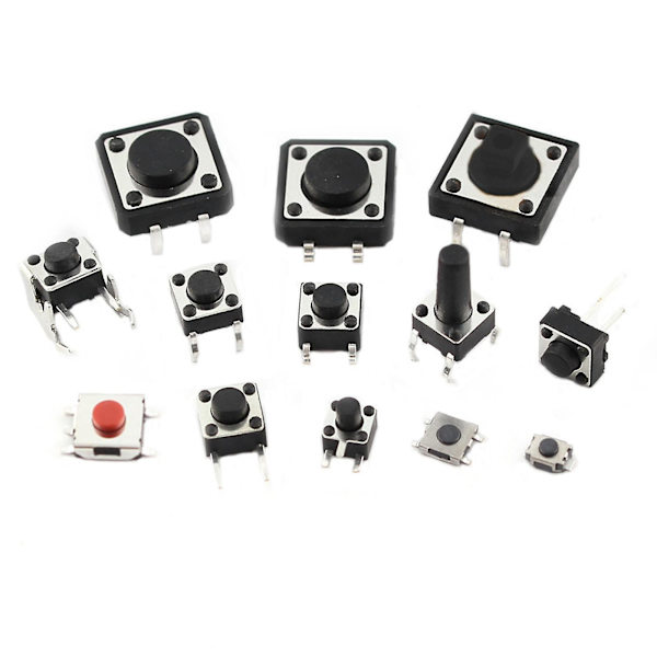 125 st Micro Switch Bilfjärrkontroll Knappbrytare Smd Dip Assortment Kit