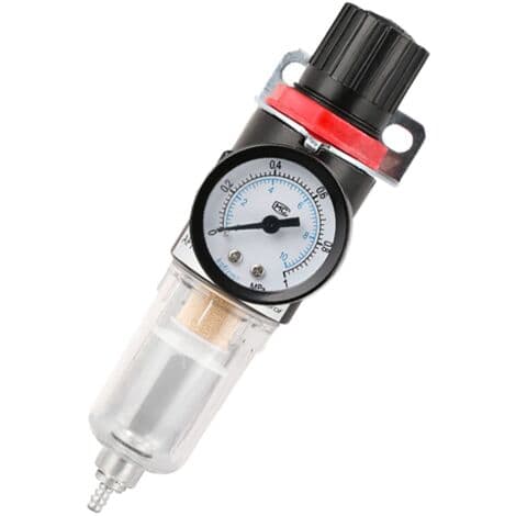 Trykluft Olie Vandudskiller Værktøj Luftfilter Trykfælde Reducer Med Manometer Pneumatisk Regulator Smører Til O