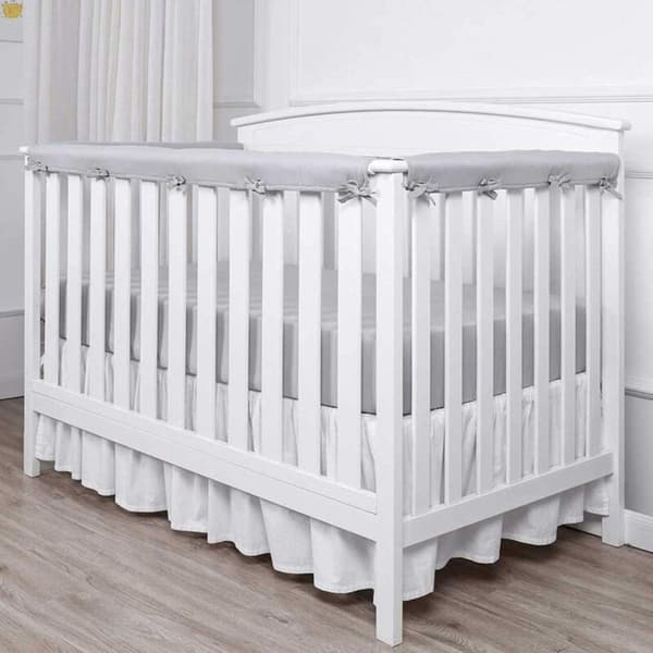 Sett med 3 sengekantbeskyttere til babyseng - For barnesenger
