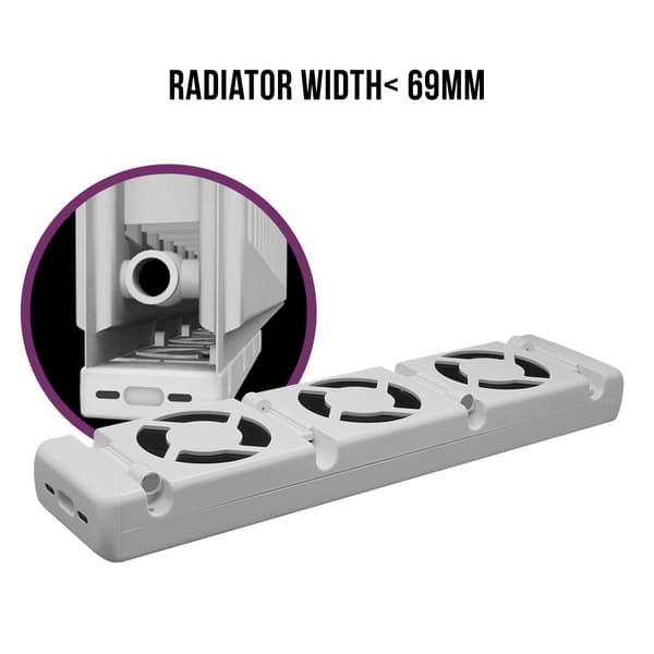 Radiatorvifte - radiatorforsterker for varmere rom, Radiatorvifte