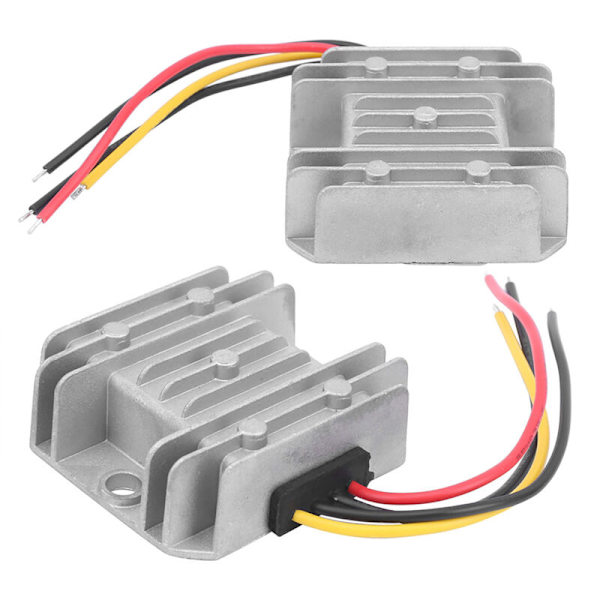 12V til 48V Booster Modul, DC/DC Strømkonverteringsregulator i Aluminiumslegering
