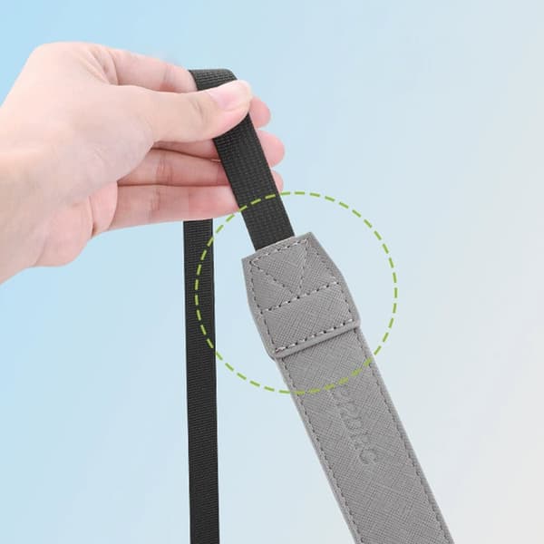 PU-kontrolltilbehør Skulderrem med nakkestropp, RC-stropp for DJI RC 2/Pro Grå