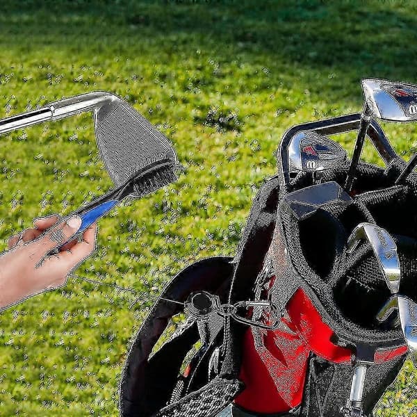 Golfkølle Rensebørste Hoved Renseværktøj (blå)
