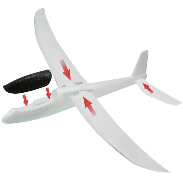 99cm Epp Skum Håndkastefly (klistremerke) 706