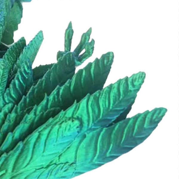 Dynamisk 3D-printet Drage Krystaldrage til Voksne 3D-printet Articulated Drage, Laser Grøn
