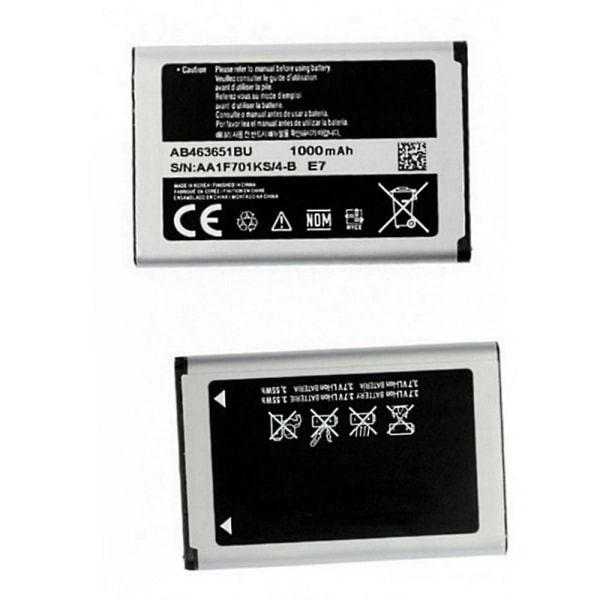 960mah Ab463651bu kompatibel med Samsung Galaxy W559 S5620i S5630c S5560c C3370 C3200 C3518 J808 F339 S5296 C3322 L708e S5610