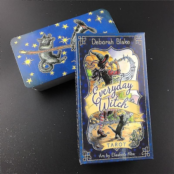 Nye Everyday Witch Tarotkort: Spørg og Kend Den Mytiske Skæbne Spådom For Lykke Spil Taort Dæk Brætspil 52stk Ts55