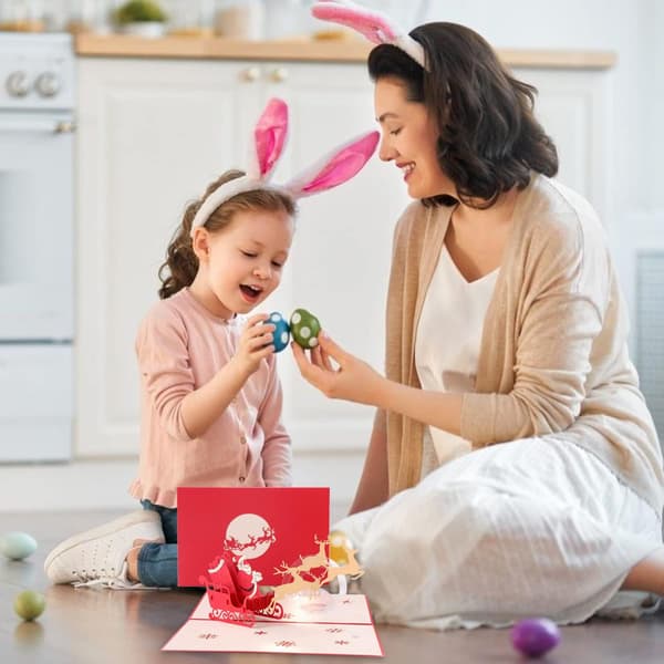 Jule Popup Kort, 3D Popup Julekort Sæt