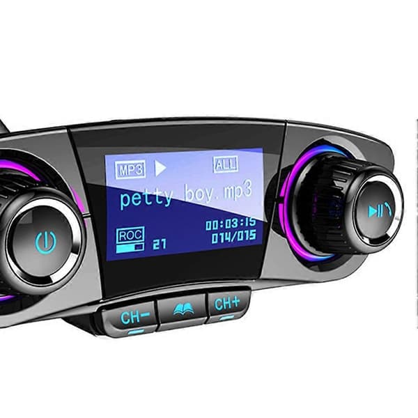 Bilspelare BT06 Bil Bluetooth MP3-spelare Multifunktionell Bluetooth Multi-Språk MP3 Universal LCD