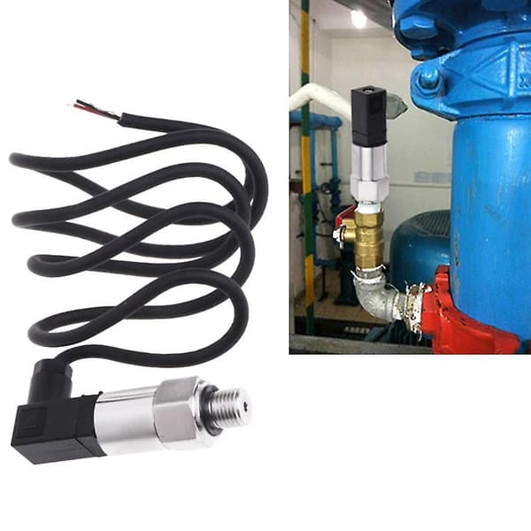 Trykktransmitter Trykksensor 0-10Bar 9-32VDC G1/4 4-20MA 0.5%