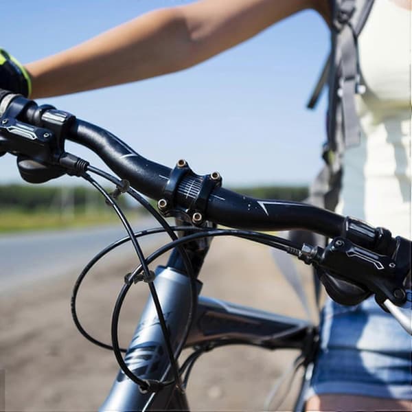 10 Bremskabler Reb Binder Spænder til Cykel S Form Reb Knap (Sort)
