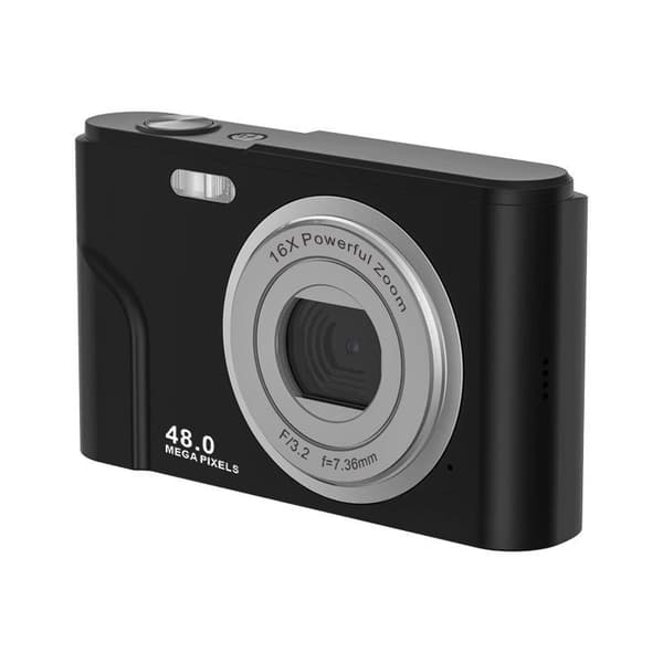 Digitalkamera 1080P 48 Megapixel 16x zoom Sort