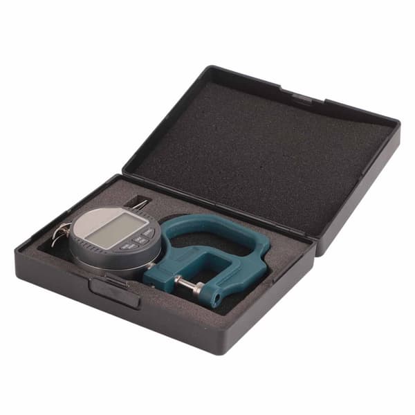 Digital Leather Thickness Gauge - Range 0-12.7mm (0.01mm Accuracy)